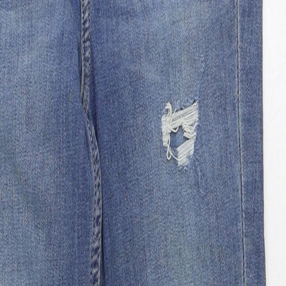 Womens UK Size 8 Marks and Spencer Regular Fit Skinny Blue Jeans