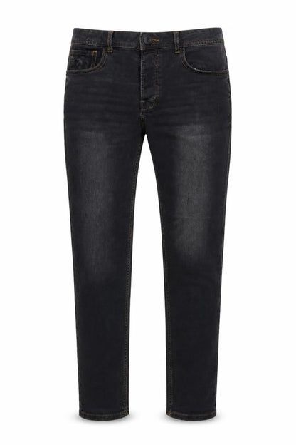 Mens UK Size 32 in Denim & Co. Regular Fit Skinny Black Jeans