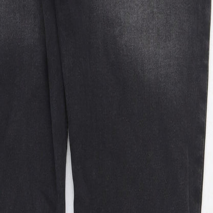 Denim & Co. Mens Black Cotton Skinny Jeans Size 32 in Regular Button