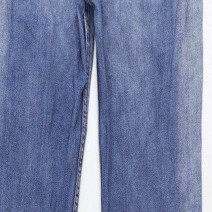 H&M Mens Blue Cotton Skinny Jeans Size 26 in Regular Zip