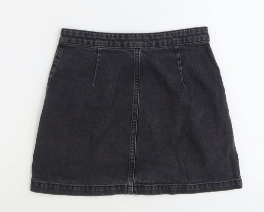 Womens UK Size 28 in Topshop Mini Denim Skirt