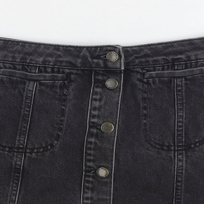 Womens UK Size 28 in Topshop Mini Denim Skirt