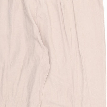 Womens UK Size 16 Miss Selfridge Regular Fit  Pink Trousers