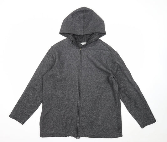 BHS Womens Grey Round Neck Polyester Pullover Jumper Size 16