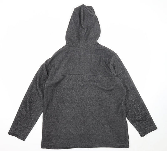 BHS Womens Grey Round Neck Polyester Pullover Jumper Size 16