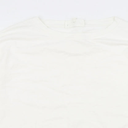 Womens UK Size S NEXT White Pullover Sweatshirt