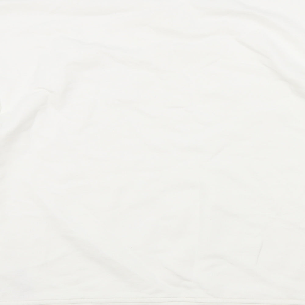Womens UK Size S NEXT White Pullover Sweatshirt