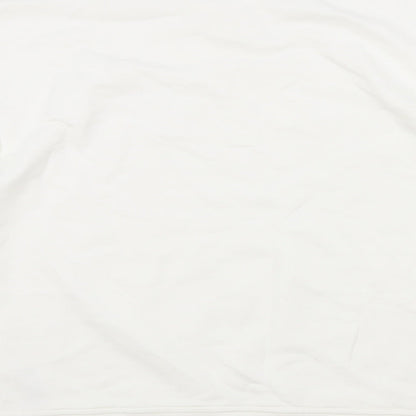 Womens UK Size S NEXT White Pullover Sweatshirt