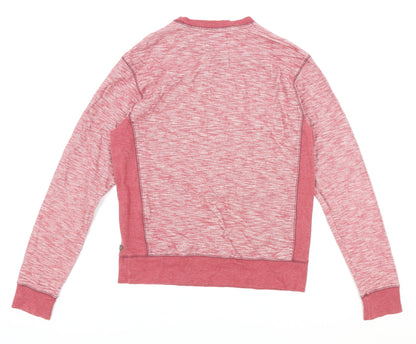 Farrell Mens Red Cotton Pullover Sweatshirt Size M