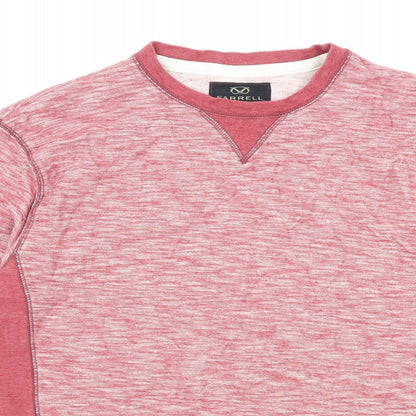 Farrell Mens Red Cotton Pullover Sweatshirt Size M