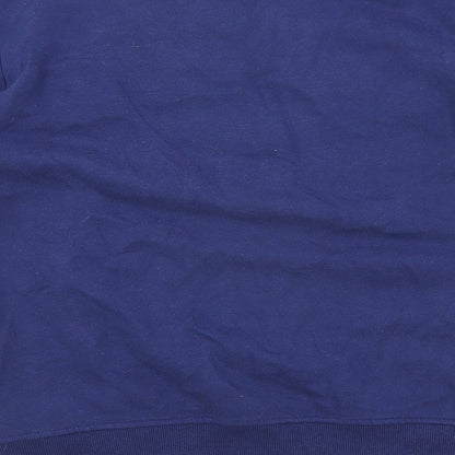 Mens UK Size M Springfield Blue Pullover Sweatshirt