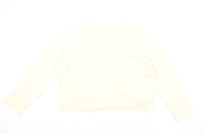 Womens UK Size 18 Marks and Spencer Orange Pullover Sweatshirt
