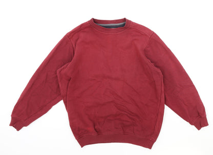 Mens UK Size S EWM Red Pullover Sweatshirt