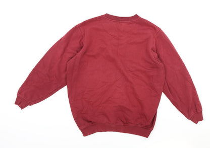 Mens UK Size S EWM Red Pullover Sweatshirt