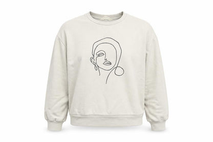 Primark Womens Beige Cotton Pullover Sweatshirt Size M Pullover