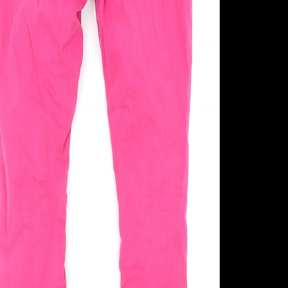 Linea Womens Pink Cotton Skinny Jeans Size 10 Regular Zip