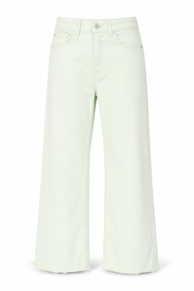 Womens UK Size 6 Stradivarius Regular Fit Straight Green Jeans