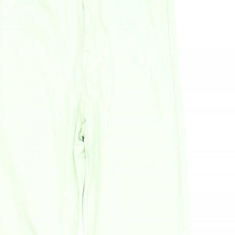 Womens UK Size 6 Stradivarius Regular Fit Straight Green Jeans