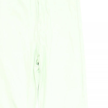 Womens UK Size 6 Stradivarius Regular Fit Straight Green Jeans