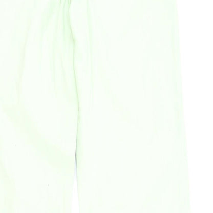 Womens UK Size 6 Stradivarius Regular Fit Straight Green Jeans