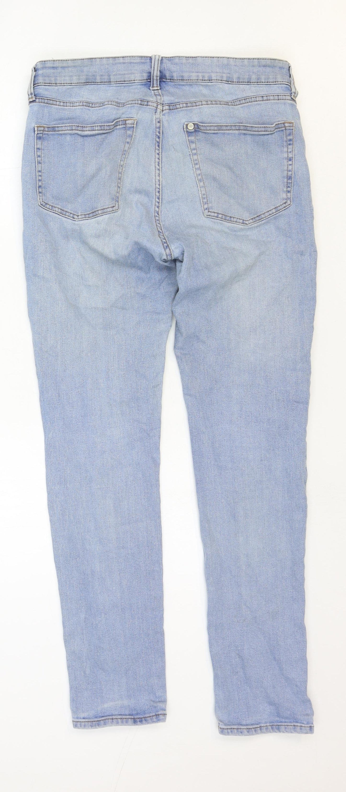 Mens UK Size 32 in Skinny & Denim Regular Fit Skinny Blue Jeans
