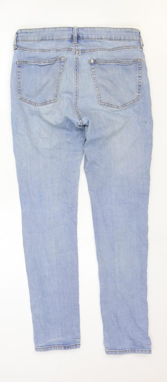 Mens UK Size 32 in Skinny & Denim Regular Fit Skinny Blue Jeans