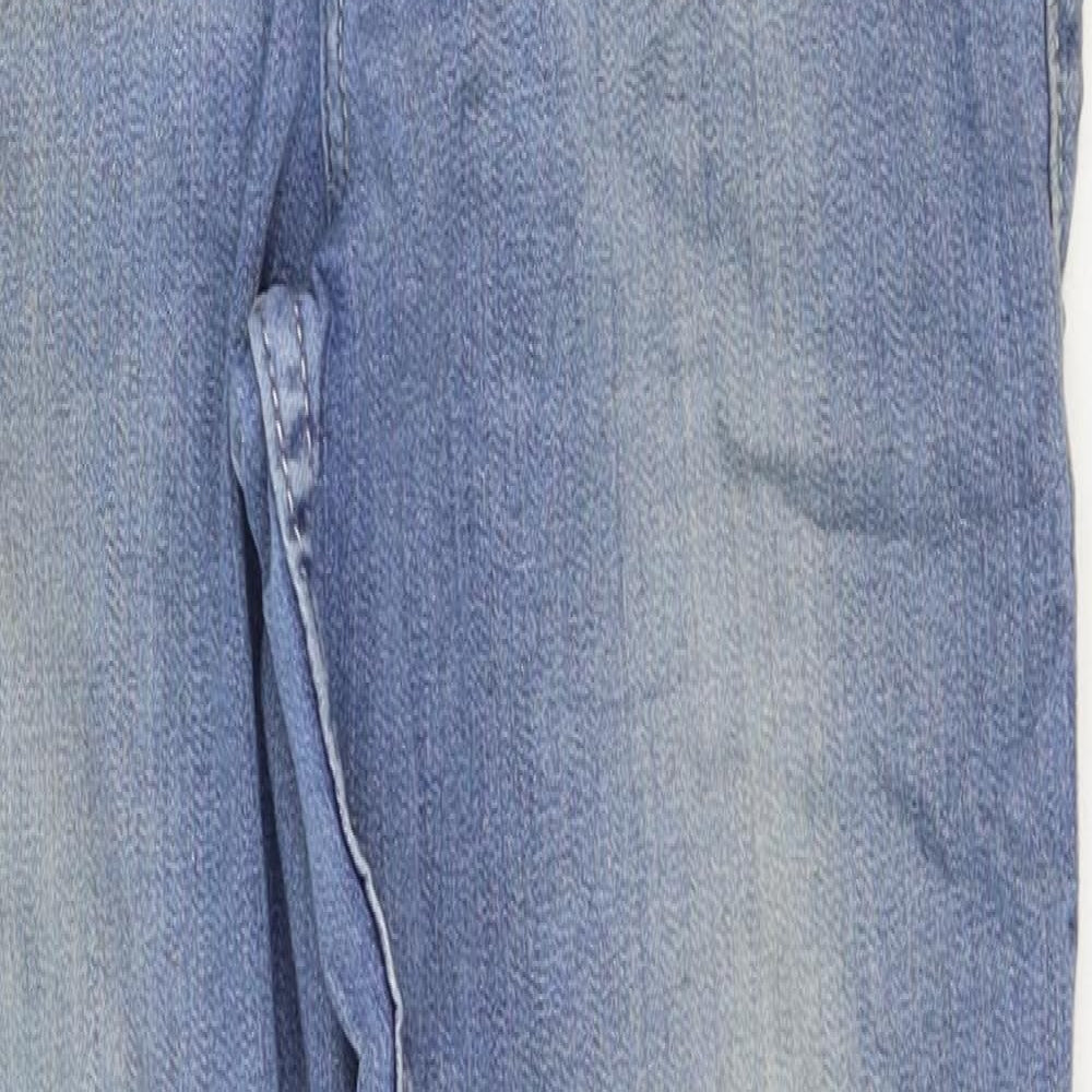 Hollister Womens Blue Cotton Skinny Jeans Size 29 in Regular Zip