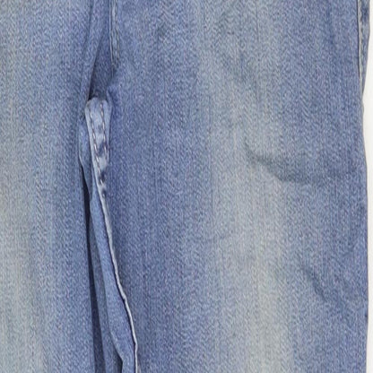 Hollister Womens Blue Cotton Skinny Jeans Size 29 in Regular Zip