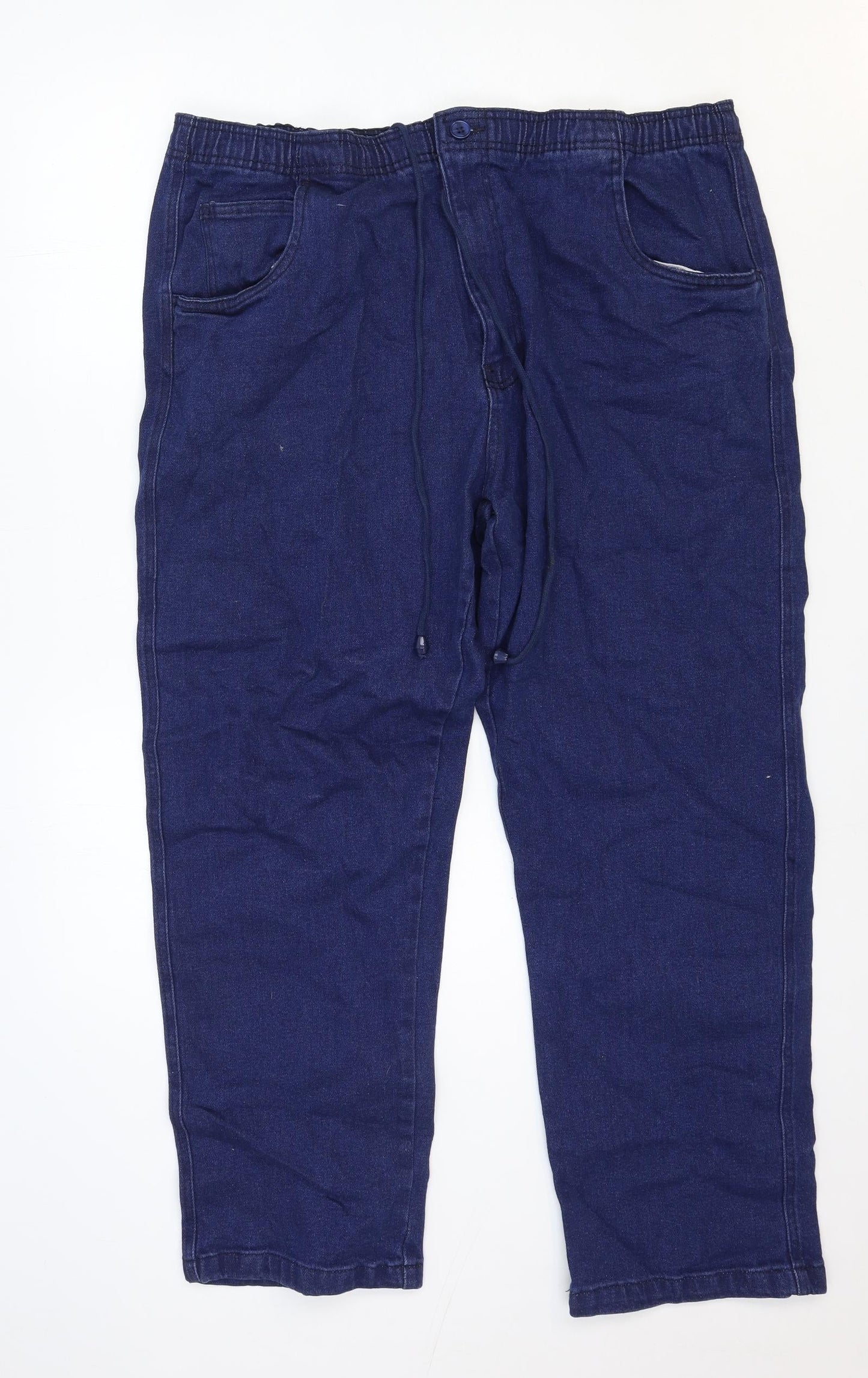 Pegasus Womens Blue Cotton Straight Jeans Size 40 in Regular Zip