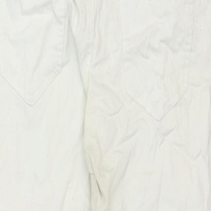 Womens UK Size 32 in VERO MODA Regular Fit Straight White Jeans