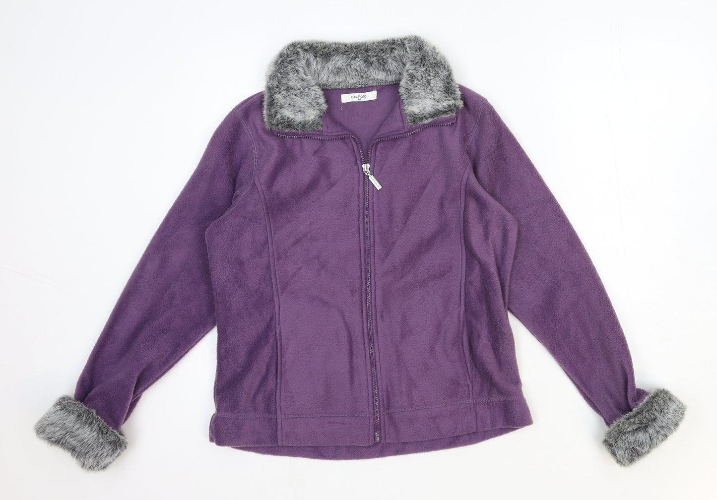 Edition Womens Purple Jacket Size M Zip