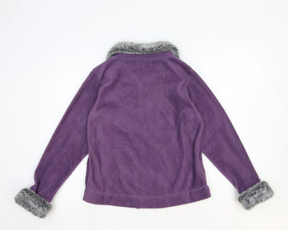 Edition Womens Purple Jacket Size M Zip