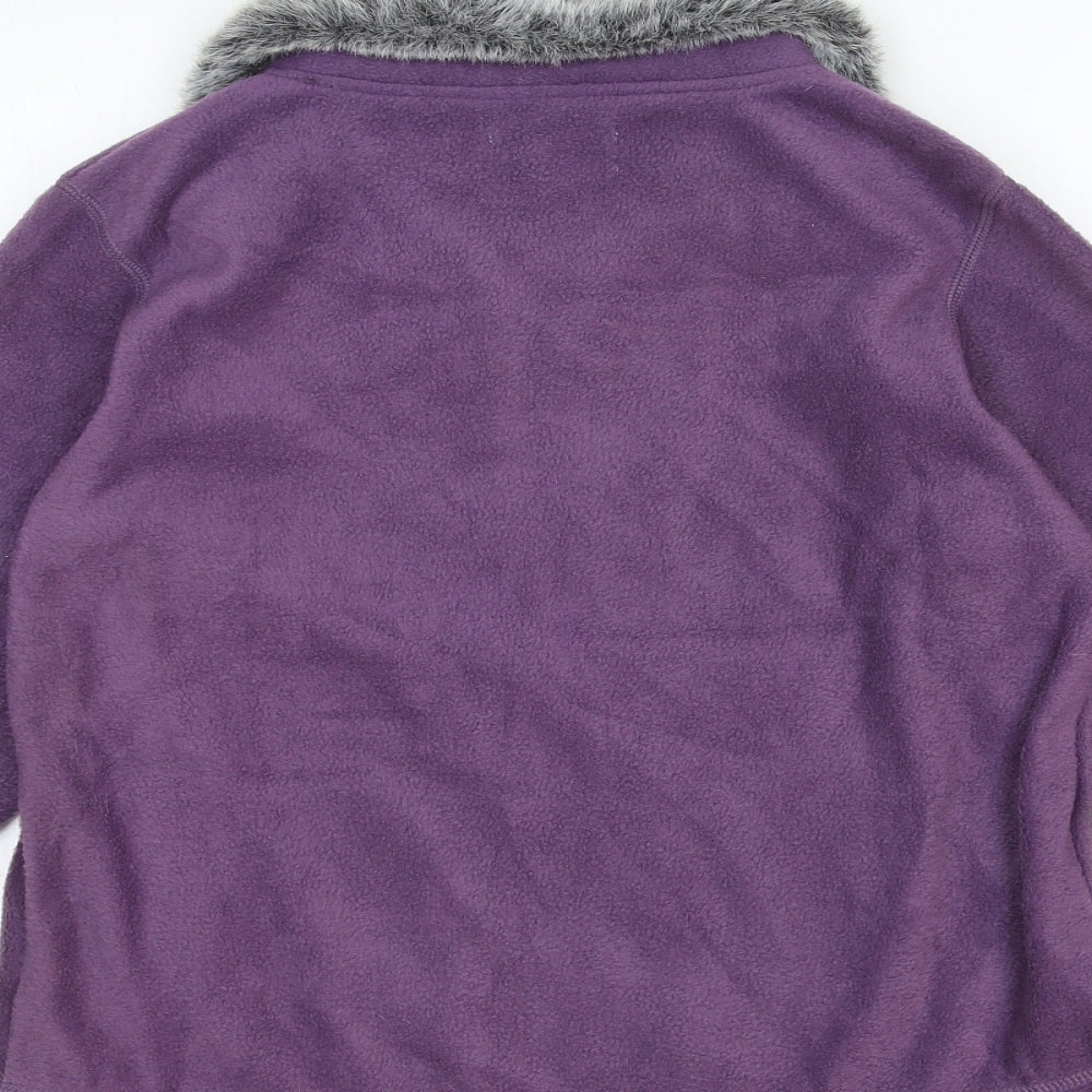 Edition Womens Purple Jacket Size M Zip