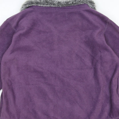 Edition Womens Purple Jacket Size M Zip