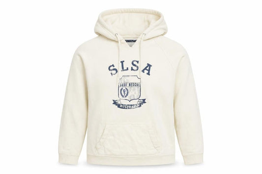 Between the flags Womens White Cotton Pullover Hoodie Size 10 Pullover - SLSA