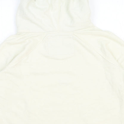 Between the flags Womens White Cotton Pullover Hoodie Size 10 Pullover - SLSA