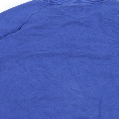 NEXT Boys Blue Cotton Pullover Sweatshirt Size 9 Years Pullover
