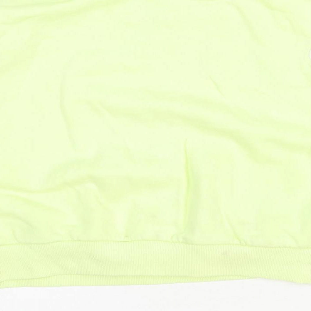 Marks and Spencer Girls Yellow Cotton Pullover Sweatshirt Size 10-11 Years Pullover