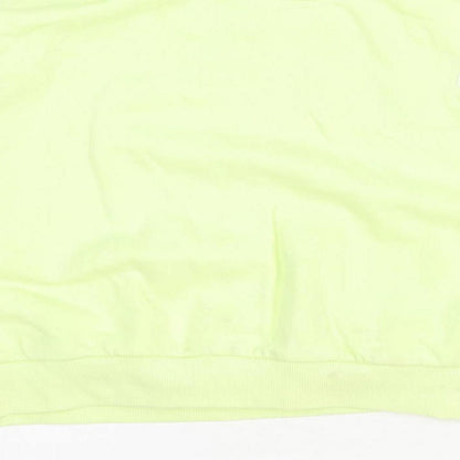 Marks and Spencer Girls Yellow Cotton Pullover Sweatshirt Size 10-11 Years Pullover