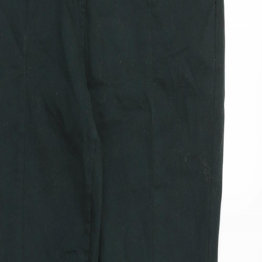 NEXT Womens Green Cotton Skinny Jeans Size 34 in Slim Zip