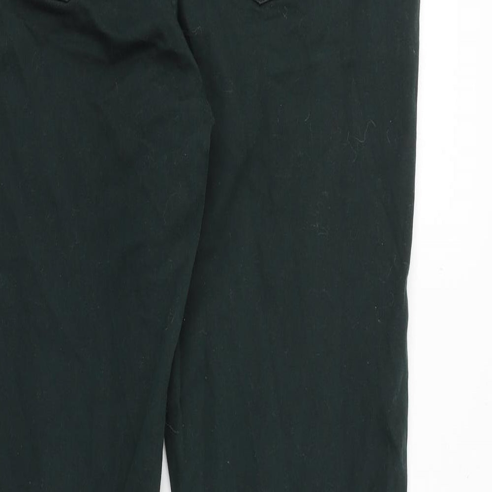 NEXT Womens Green Cotton Skinny Jeans Size 34 in Slim Zip