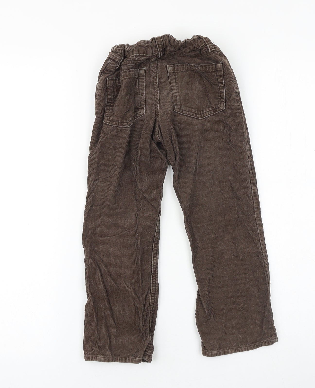 Old Navy Girls Brown 100% Cotton Straight Jeans Size 5 Years Regular Snap