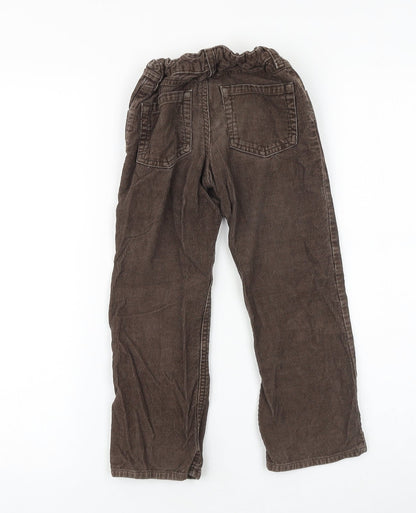 Old Navy Girls Brown 100% Cotton Straight Jeans Size 5 Years Regular Snap