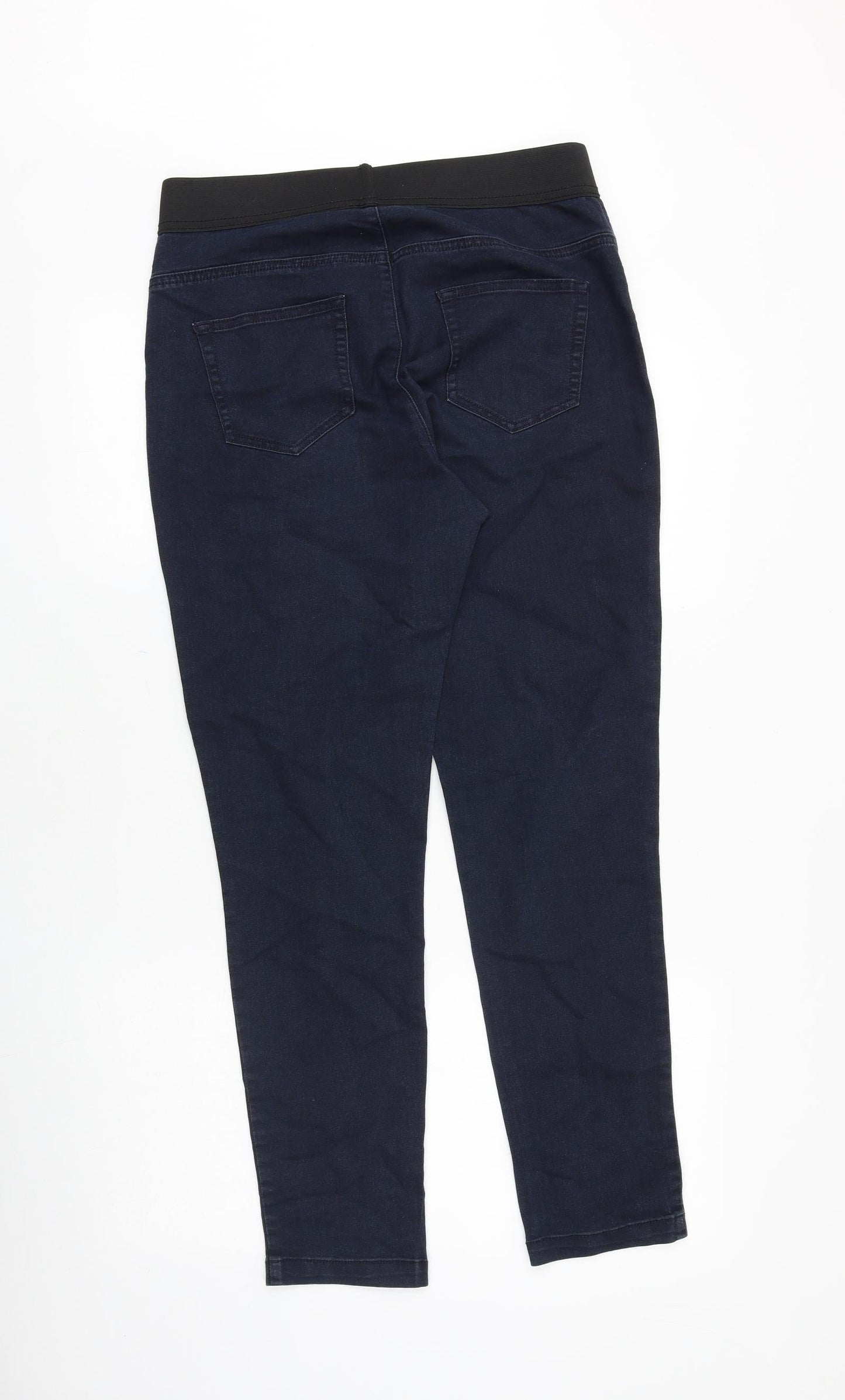 Preworn Womens Blue Cotton Jegging Jeans Size 31 in Slim