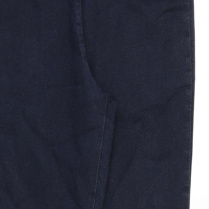 Preworn Womens Blue Cotton Jegging Jeans Size 31 in Slim