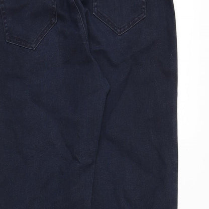 Preworn Womens Blue Cotton Jegging Jeans Size 31 in Slim
