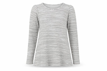 Womens UK Size 10 Phase Eight Grey Basic Blouse