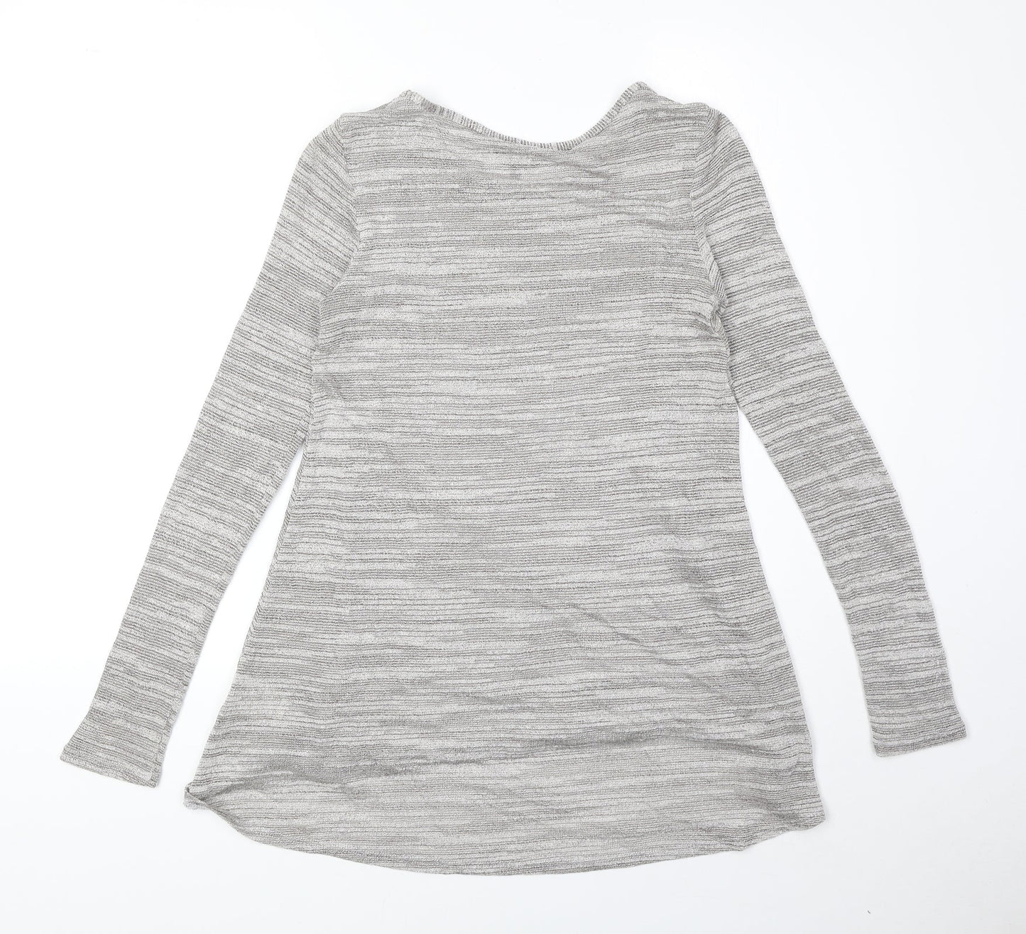 Womens UK Size 10 Phase Eight Grey Basic Blouse