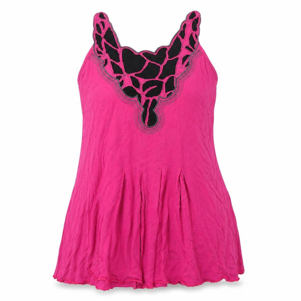 Womens UK Size 14 Marks and Spencer Pink Basic Tank
