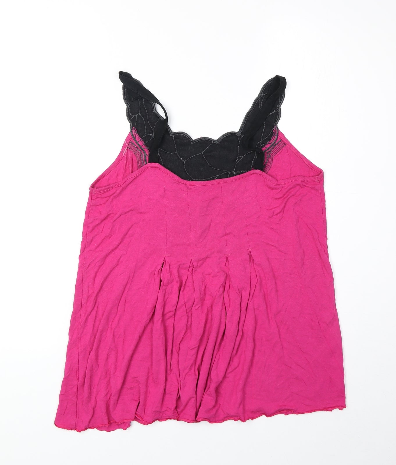 Womens UK Size 14 Marks and Spencer Pink Basic Tank